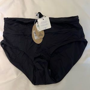 Prana NWT black bathing suit bottoms high waisted